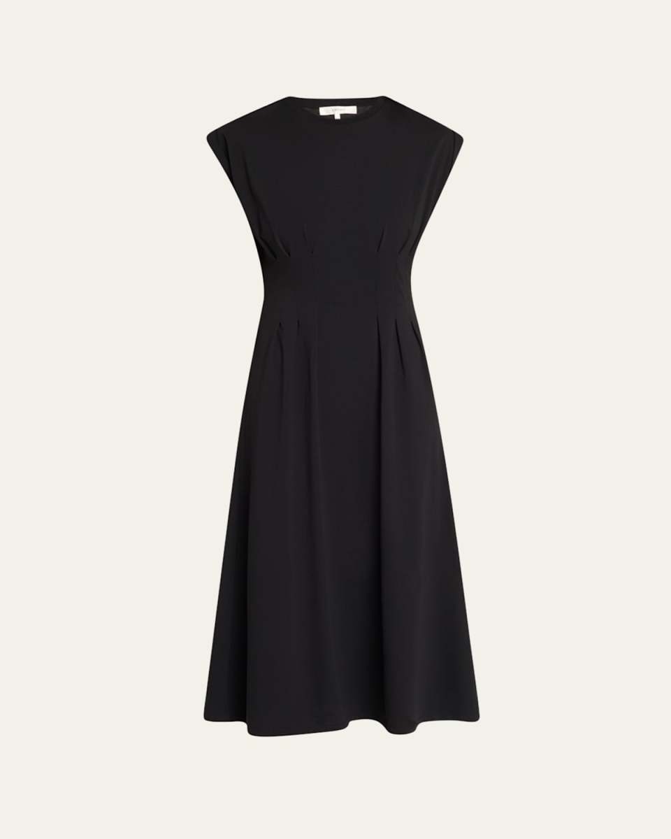 The Jersey Nipped Midi Dress